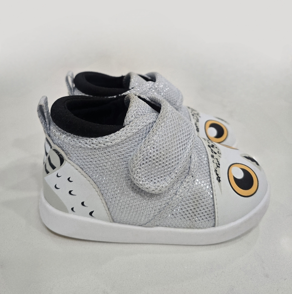 iKiKi Snowy Owl Toddler Shoes Sparkly White - Toddler Size 8 - Picture 4 of 11